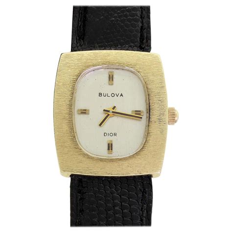 bulova dior gold watch|Bulova Watch history.